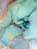 Green Bronze Abstract Wall Art