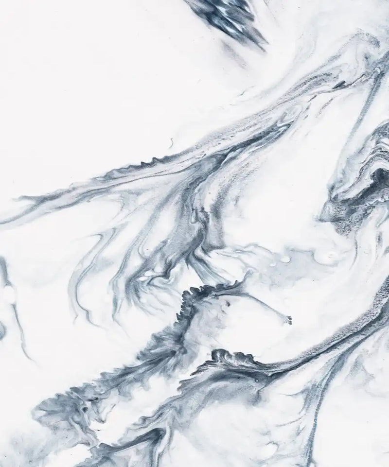 Grey And White Abstract Wall Art