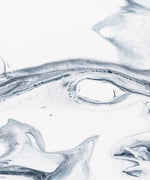 Grey And White Abstract Wall Art
