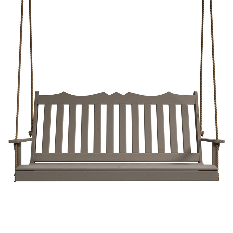 Keystone Amish Co. 5 Foot York Porch Swing, Olive Grey