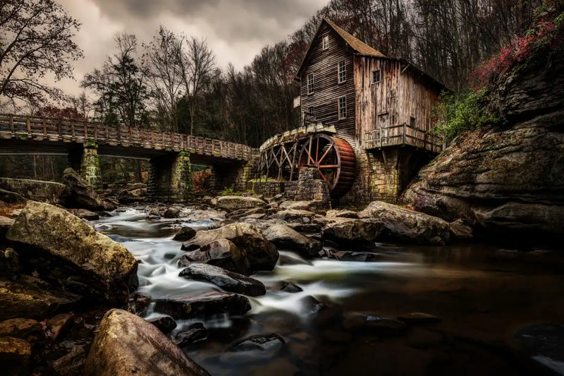 Grist Mill At Babcock Park Wall Art
