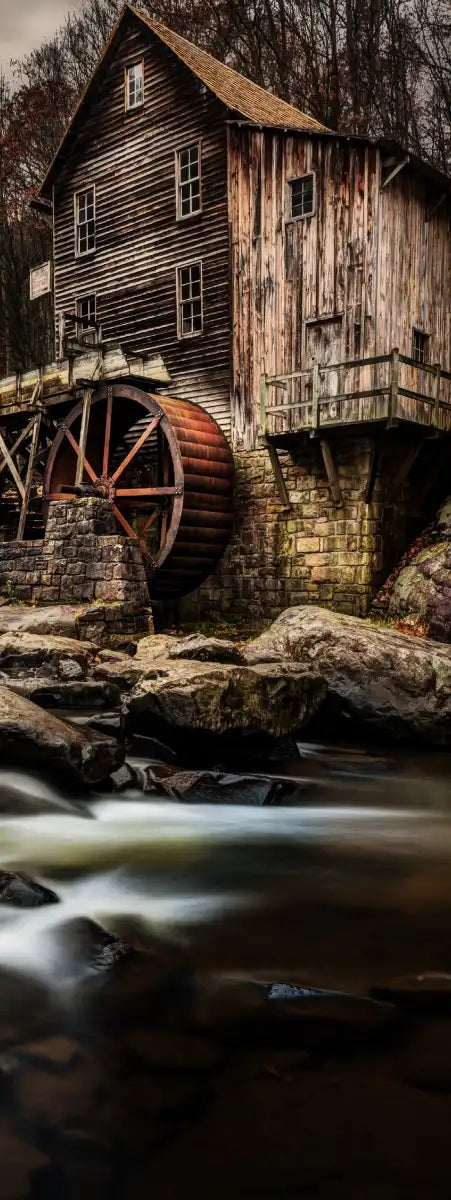 Grist Mill At Babcock Park Wall Art