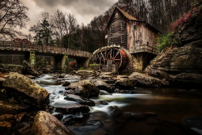 Grist Mill At Babcock Park Wall Art