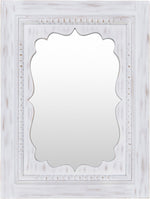 Est Traditional White Wall Mirror