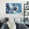 Ocean Line Swirls Abstract Wall Art