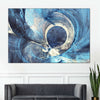 Ocean Line Swirls Abstract Wall Art