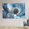 Ocean Line Swirls Abstract Wall Art