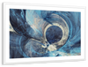 Ocean Line Swirls Abstract Wall Art