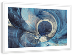 Ocean Line Swirls Abstract Wall Art