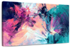 Pink And Blue Abstract Wall Art