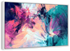 Pink And Blue Abstract Wall Art