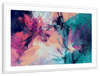 Pink And Blue Abstract Wall Art