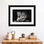 Lion And Lioness Mates Wall Art