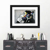 Monkey Wearing Headphones Wall Art