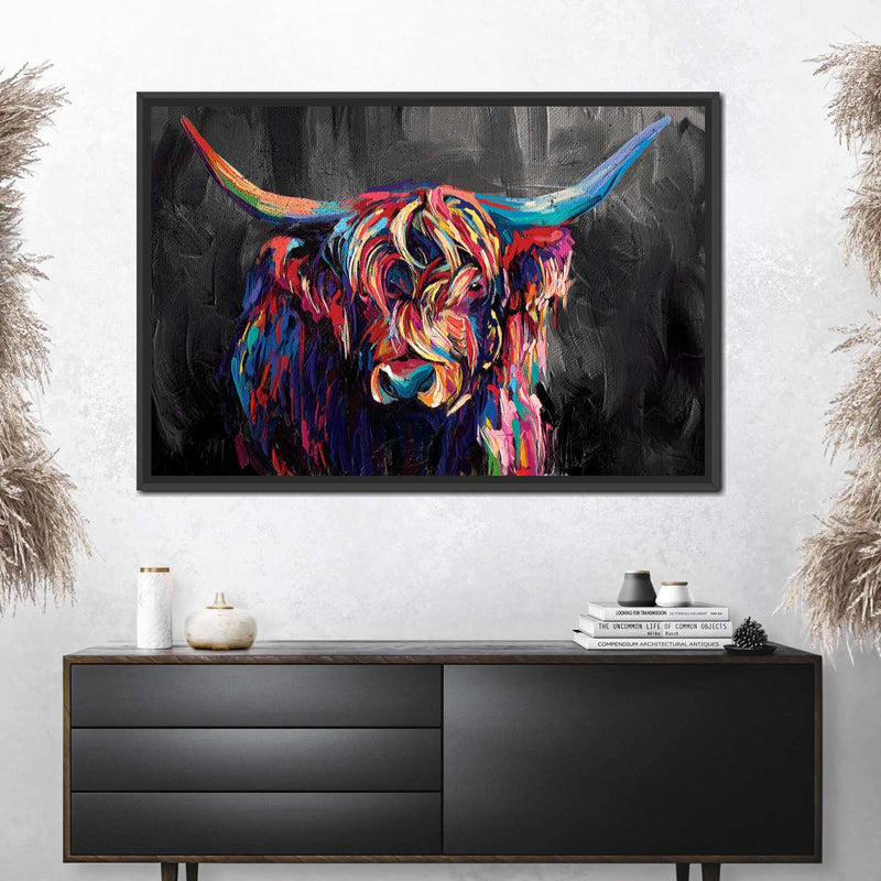 Highland Cow Acrylic Wall Art