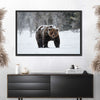 Winter Grizzly Bear Wall Art
