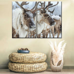 Snow Reindeer Wall Art