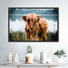 Lakeside Highland Cow Wall Art