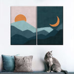 Sun And Moon Outdoor Wall Art