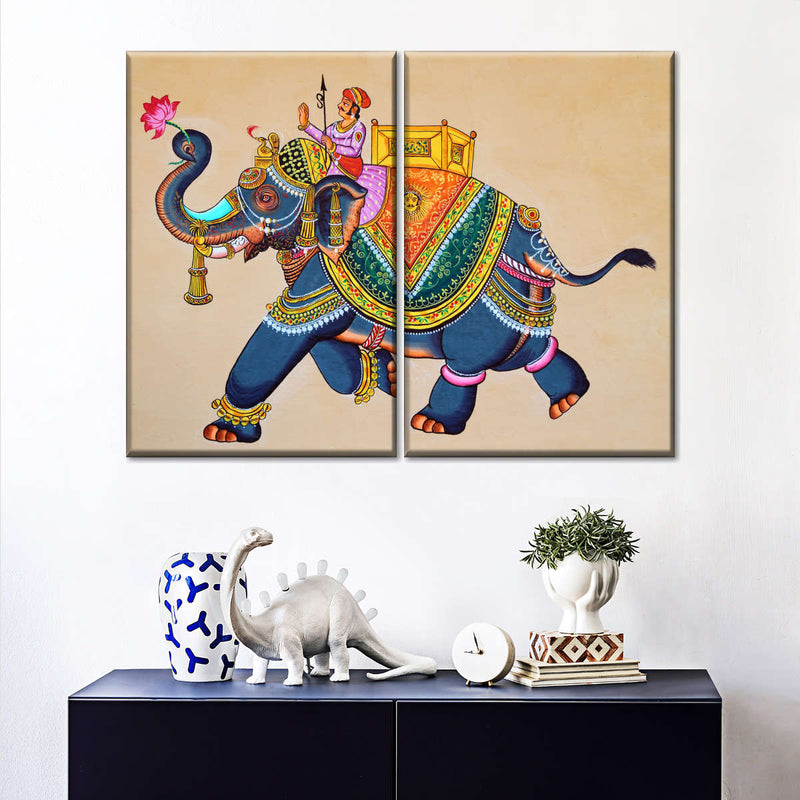 Rajasthani Elephant Wall Art