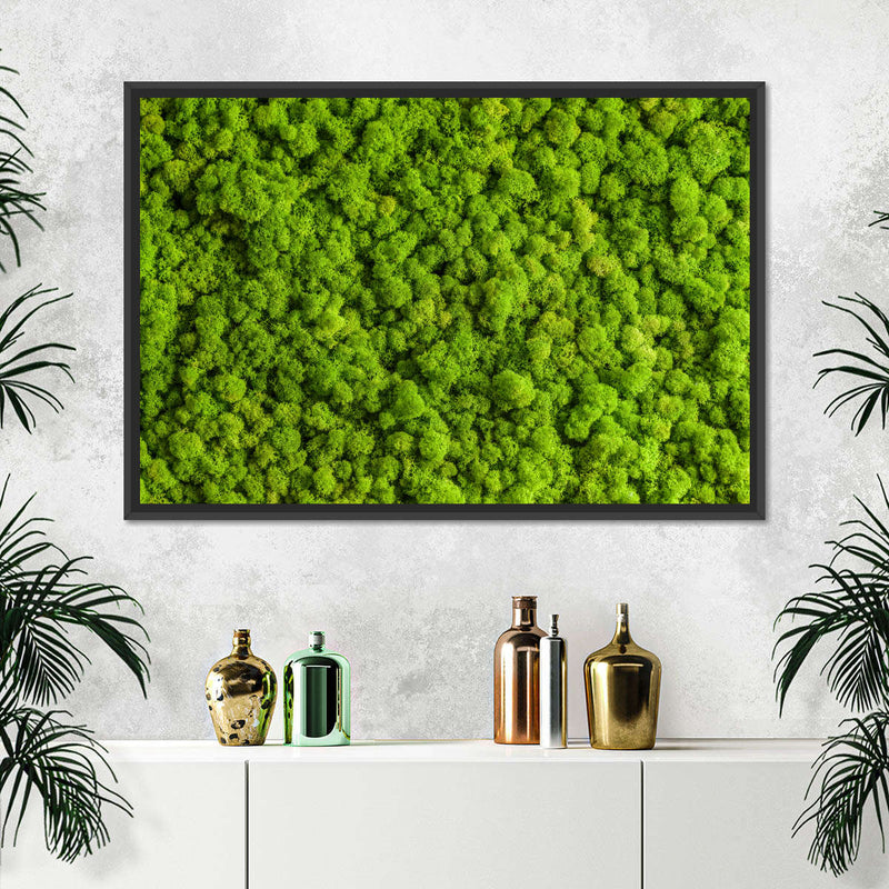 Green Reindeer Moss Wall Art