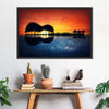 Guitar Sunset Wall Art
