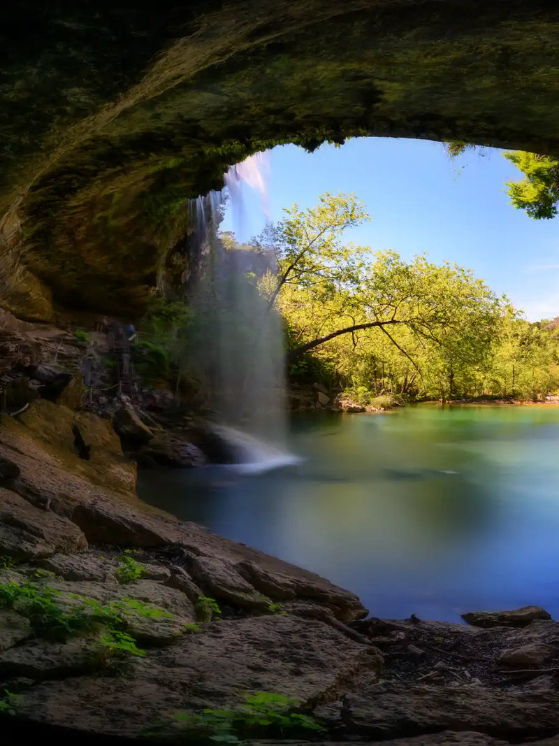 Hamilton Pool And Waterfall Wall Art