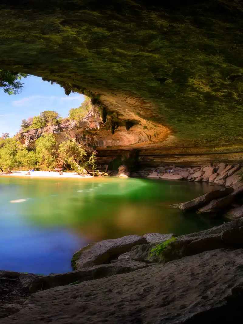 Hamilton Pool And Waterfall Wall Art
