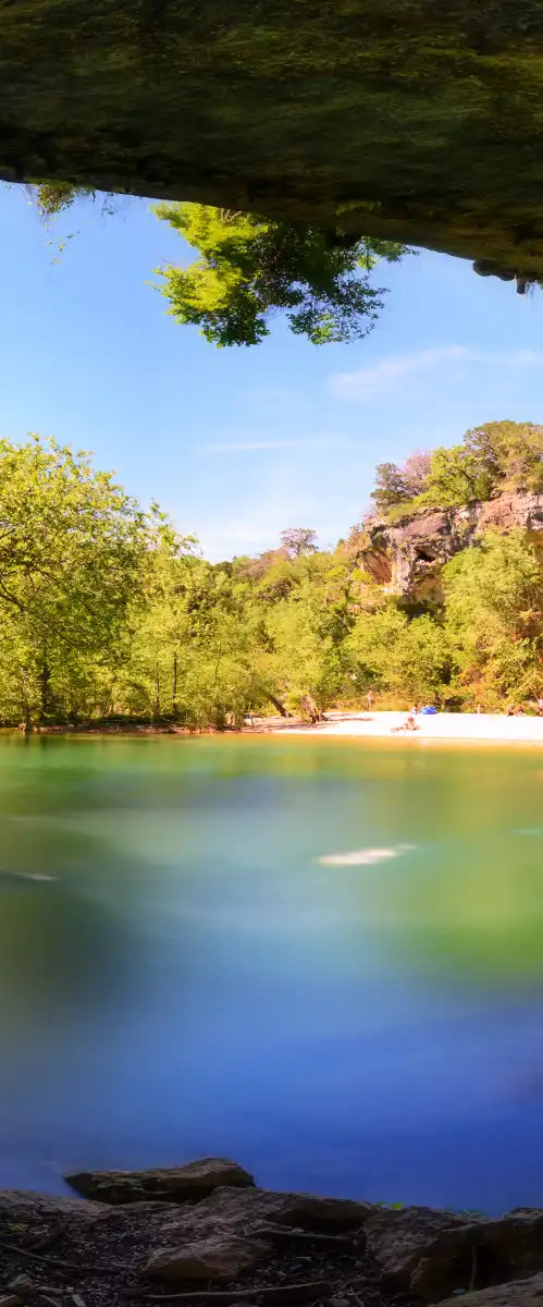 Hamilton Pool And Waterfall Wall Art