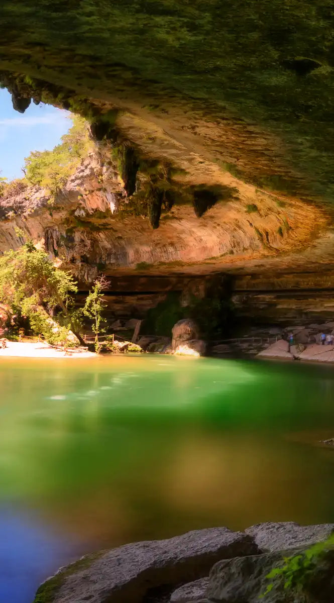 Hamilton Pool And Waterfall Wall Art