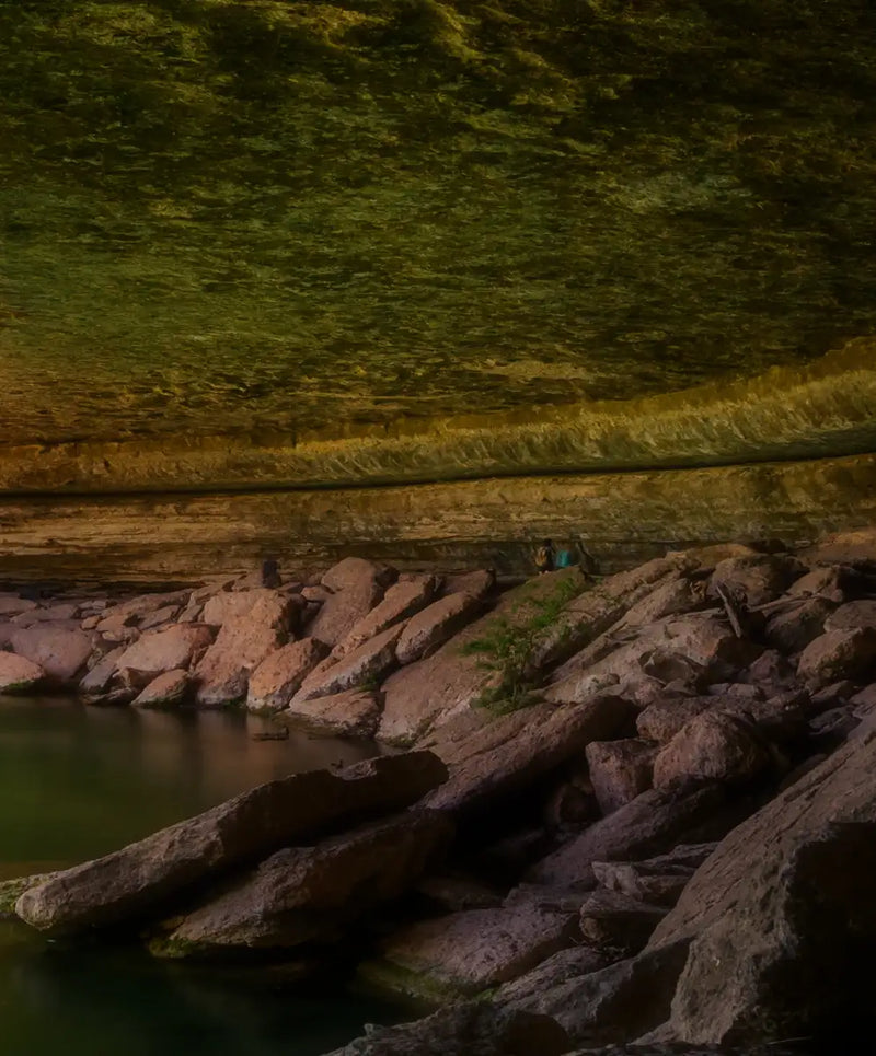 Hamilton Pool And Waterfall Wall Art
