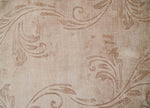 3x5 Hand Woven and Carved Beige and Peach Floral Art Silk Rug | KNT12