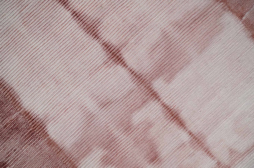 10 feet runner Hand Woven Silver ,Pink and Peach Abstract Art Silk Rug | KNT7
