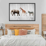 Wooden Safari Wall Art
