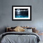 Romantic Full Moon Wall Art