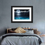 Romantic Full Moon Wall Art