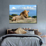 Roaring Safari Lion Wall Art
