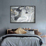 Swirly Fluid Abstract Wall Art