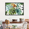 Wild Monstera Leaves Wall Art