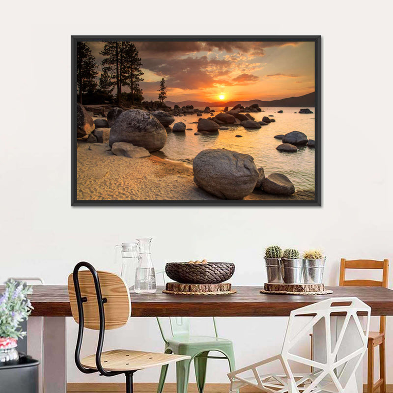 Lake Tahoe Twilight Wall Art