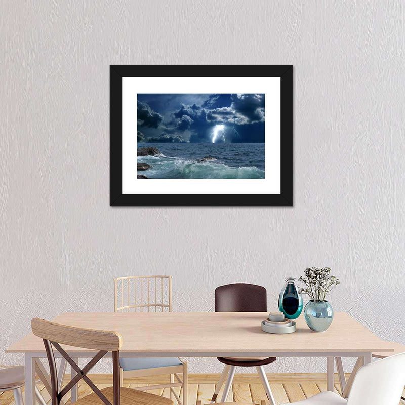 Ocean Storm Bolt Wall Art