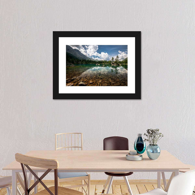 Tranquil Lake Landscape Wall Art