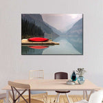 Mountain Lake Kayak Wall Art