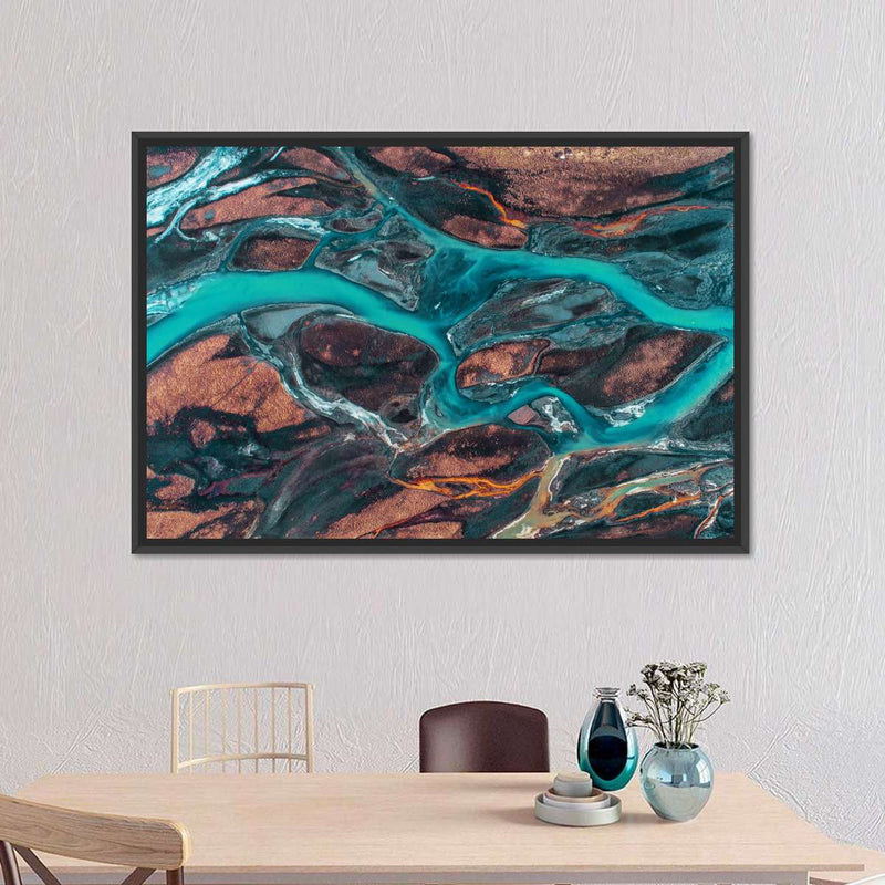 Icelandic River Wall Art