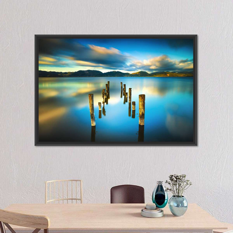 Massaciuccoli Lake Sunset Wall Art