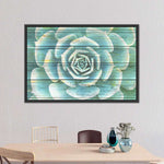 Succulent Plant Bloom Wall Art