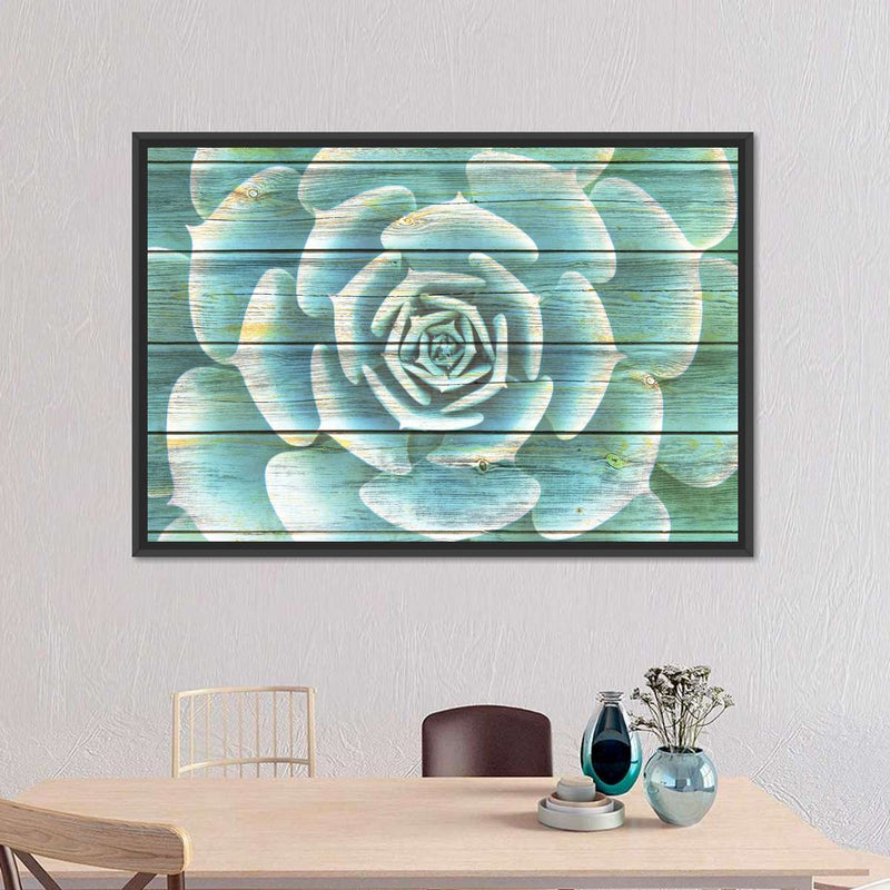 Succulent Plant Bloom Wall Art