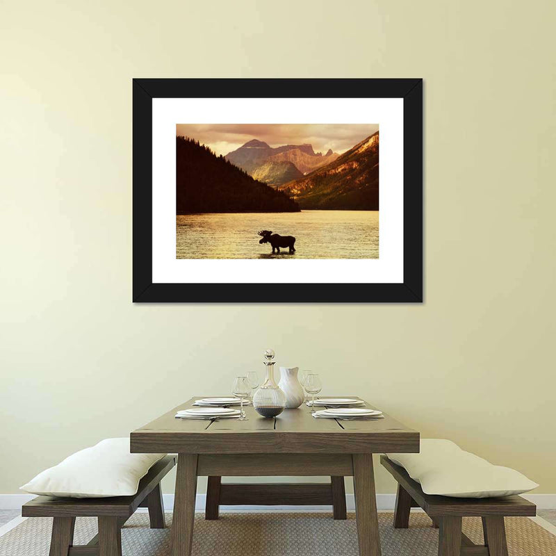 Lake Moose Wall Art