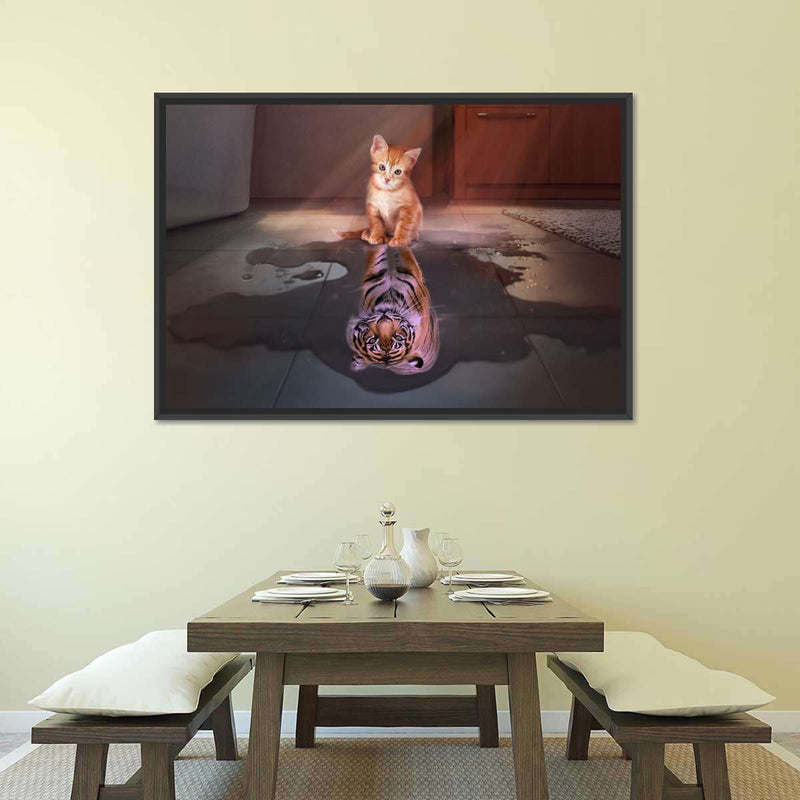 Tiger Kitty Wall Art