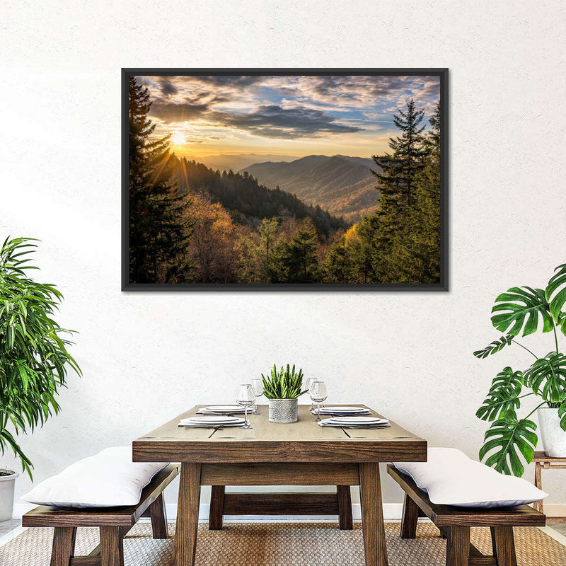 Sunrise In Smoky Mountains Wall Art